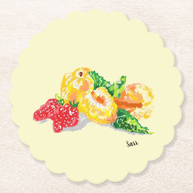 Paper Coaster :Fruits of Love (Front)