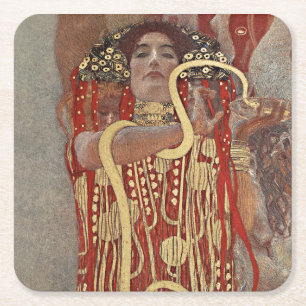 PAPER COASTER : GUSTAV KLIMT : HYGIEIA : 1907