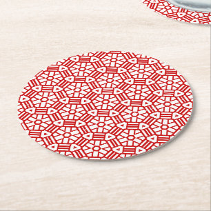 Paper Coaster - Hexagon with Bars