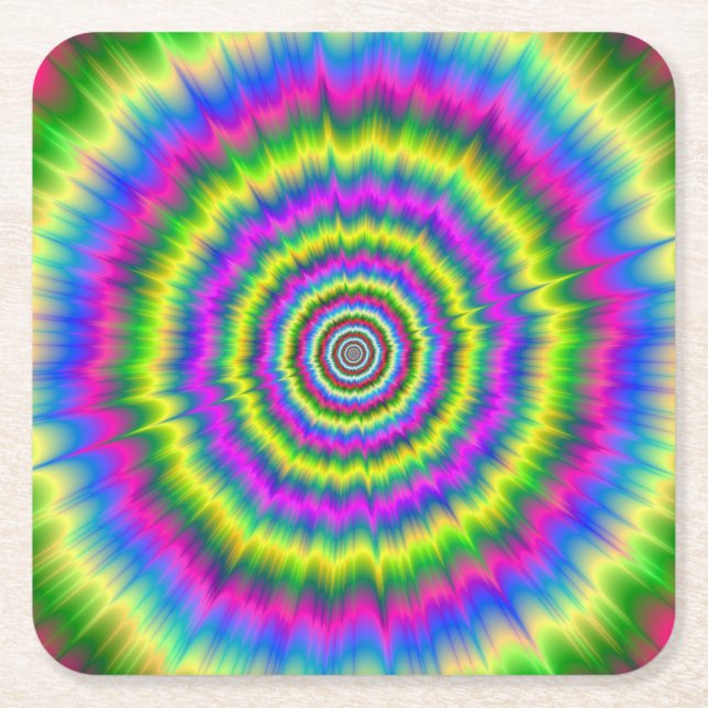 Paper Coaster  Neon Explosion (Front)
