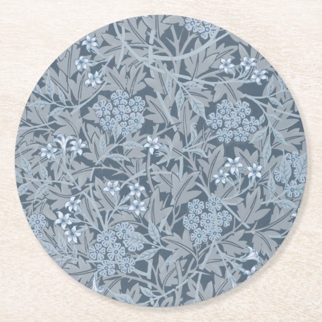 PAPER COASTER : WILLIAM MORRIS : JASMINE (Front)