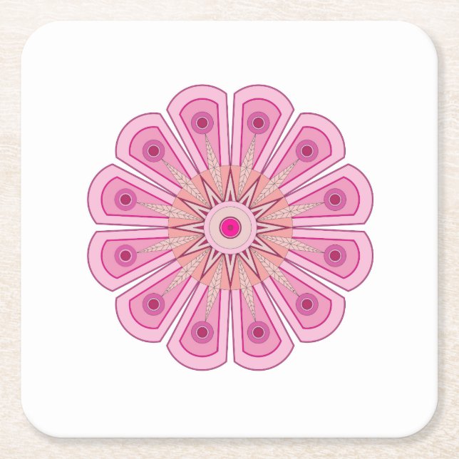 Paper Coaster with an art (Front)