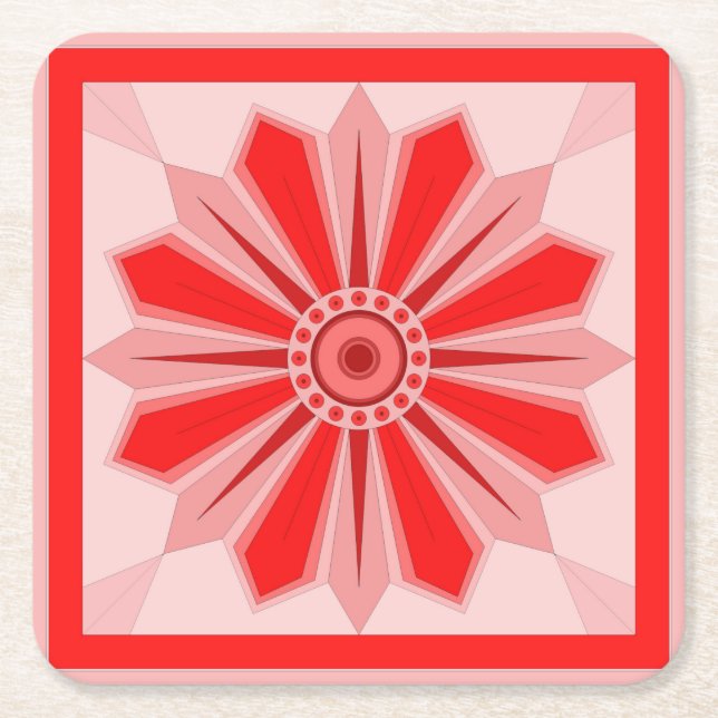 Paper Coaster with an art (Front)