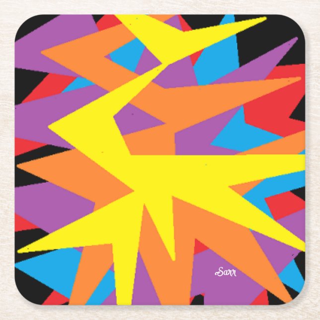 Paper Coasters : Confusion  (Front)