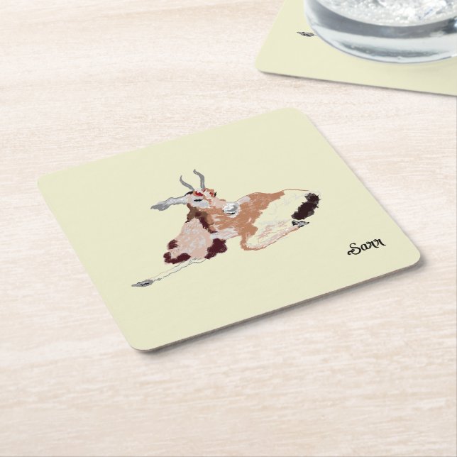 Paper Coasters : Gazelle  (Angled)