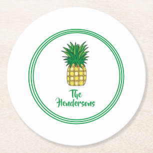 Paper Coasters Set-Custom Name