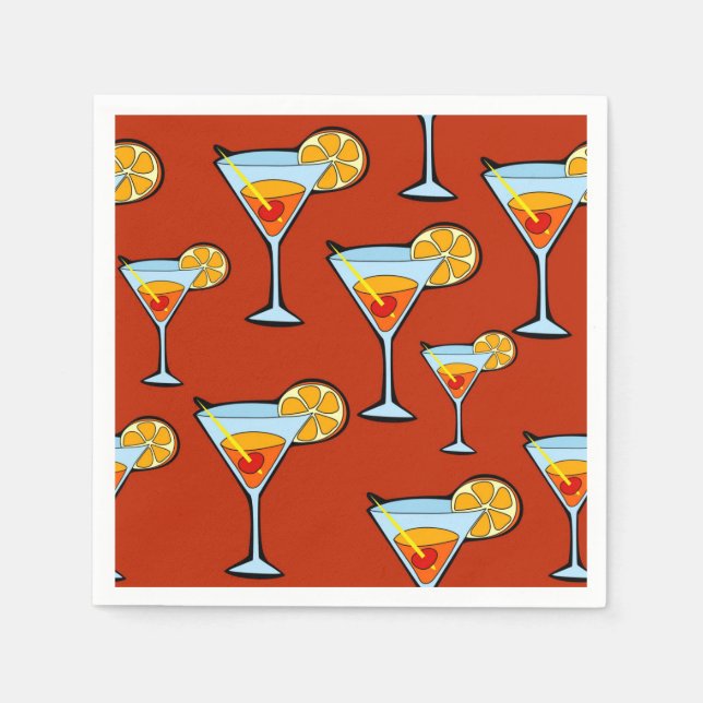 Paper Cocktail Napkins (Front)