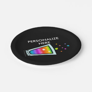 PAPER COCKTAIL PLATES - SHOT GLASS DESIGN