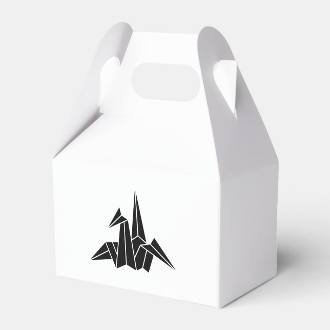 Paper Crane Favour Box (Front Side)