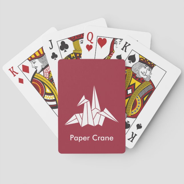 Paper Crane Playing Cards (Back)