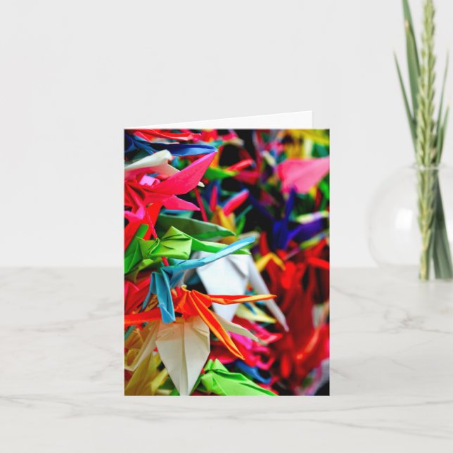 Paper Cranes Card (Front)