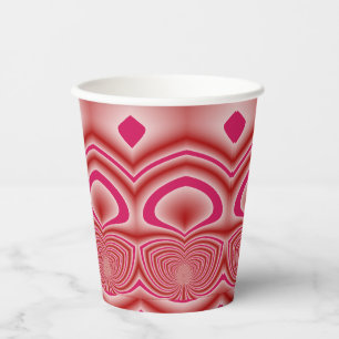 Paper cup, A vibrant maroon colour classic design Cups