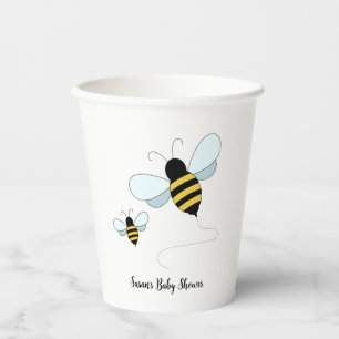 Paper cup Buzzin Bees Gold Bee Collection