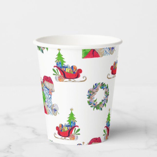 Paper Cup Christmas Holiday (Front)