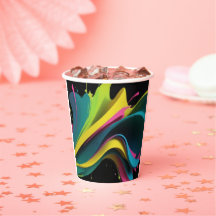 Paper cup color party