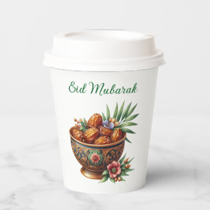 Paper cup-Eid Mubarak Tableware Cups