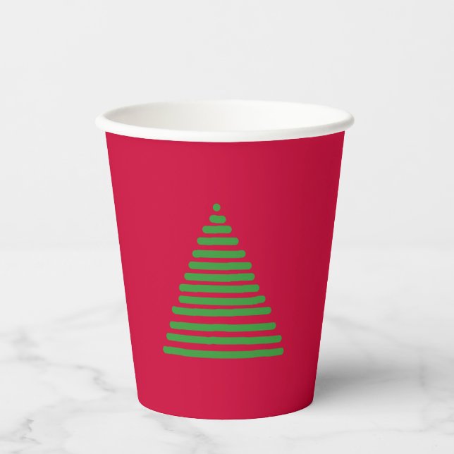 Paper Cup - Holiday Tree (Front)