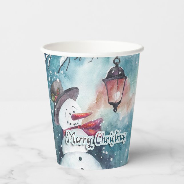 Paper cup Merry Christmas (Back)