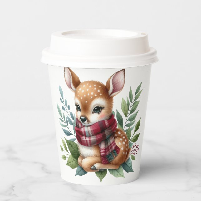  Paper cup  Rustic Autumn Baby Shower Cups (Front)