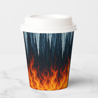 Paper cupClash of Fire and Ice – Elemental Contras Paper Cups