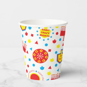 Paper Cups COLORFUL 8 CRAZY NIGHTS  8 oz.