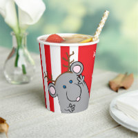 Paper Cups "Merry ChristMouse" 8 oz.