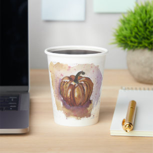 Paper Cups pumpkin