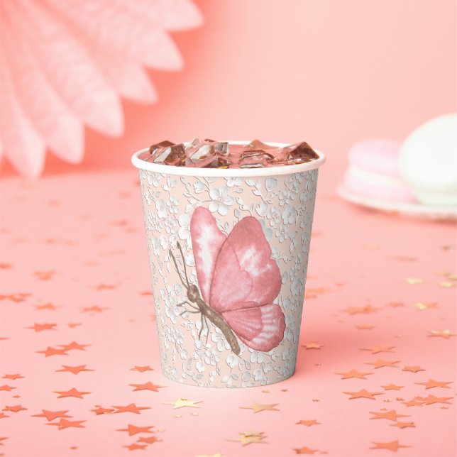 Paper Cups Size: 8oz Paper Cup, Lid: None (Insitu)