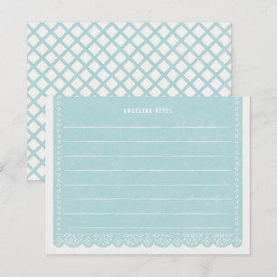Paper Cut Banner Stationery - Pool Invitation