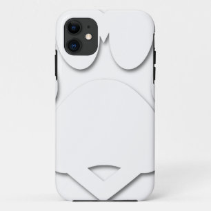 Paper Cut Dog Paw And Heart Shape iPhone 11 Case