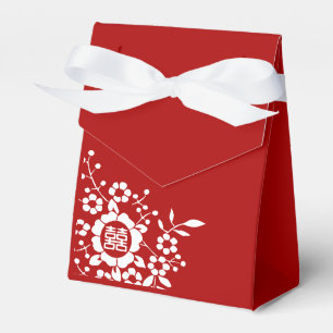 Paper Cut Flowers • Double Happiness Favour Box