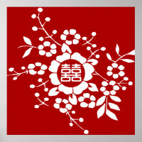 Paper Cut Flowers • Double Happiness