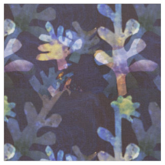 Paper Cut Trees Fabric