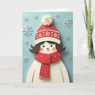 Paper Cutout Character Card