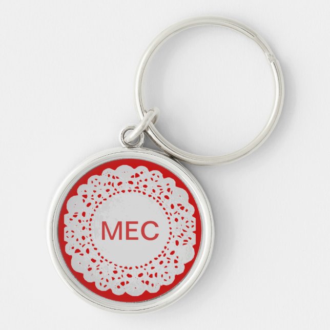 Paper Doilies Key Ring (Front)