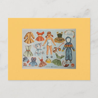 Paper Doll Postcards