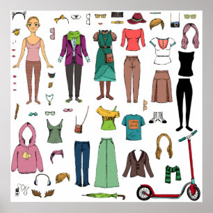 Paper Doll Poster