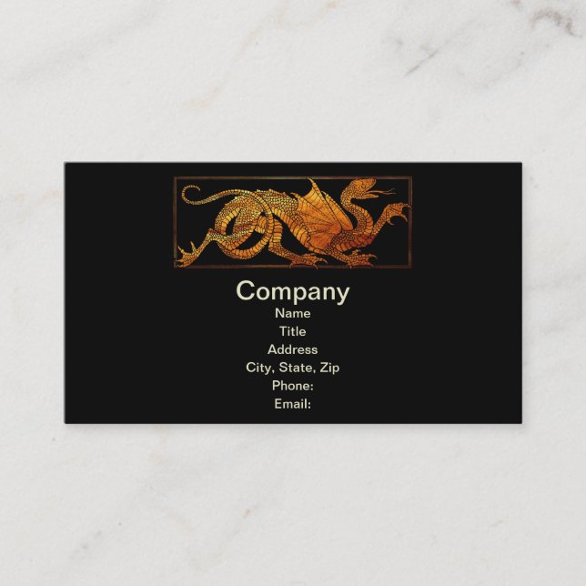 Paper Dragon Business Card (Front)