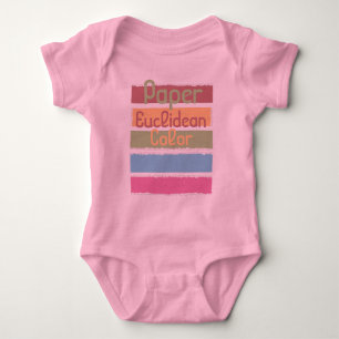 Paper Euclidean Colour Baby Bodysuit