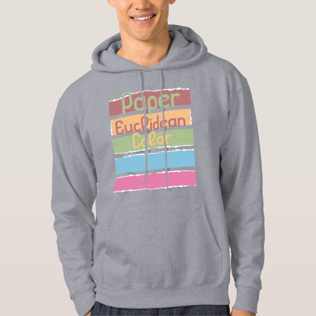 Paper Euclidean Colour  Hoodie (Front)