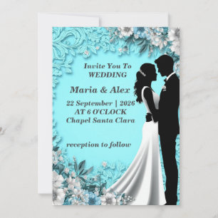 ✨ Paper Floral Wedding For Guest Invitation ✨