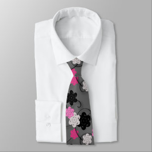 Paper Flowers Tie