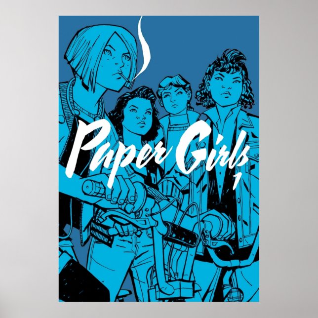 Paper Girls®  Mac KJ Tiffany  Erin Volume 1 Poster (Front)