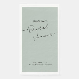 Paper Guest Towels Bride shower. Napkin
