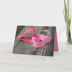 paper hearts for wedding anniversary card