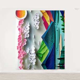 Paper Landscape Tapestry
