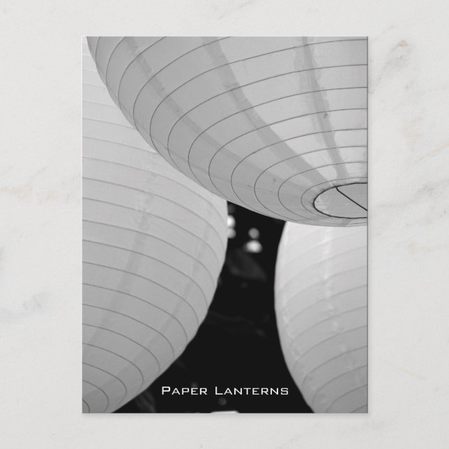 Paper Lanterns Postcard (Front)
