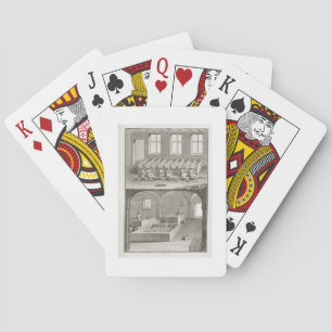Paper making, from the 'Encyclopedie des Sciences Playing Cards