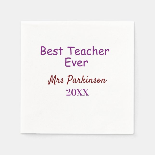 Paper Napkin (Front)