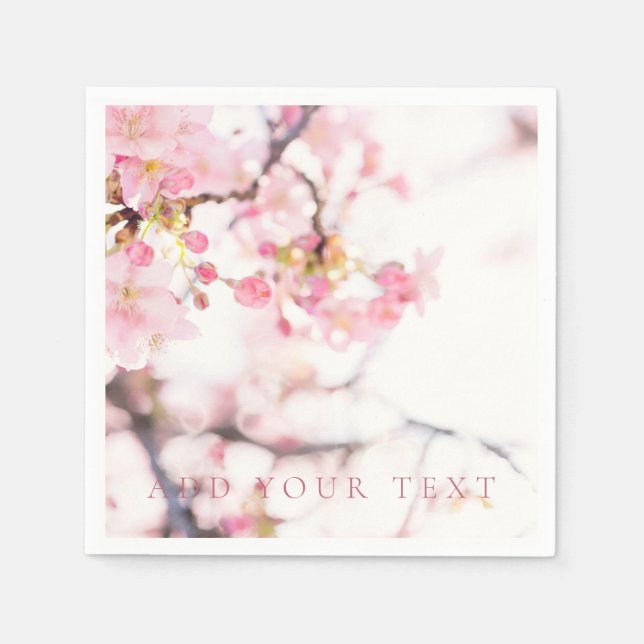 PAPER NAPKIN : CHERRY BLOSSOM BRANCH (Front)